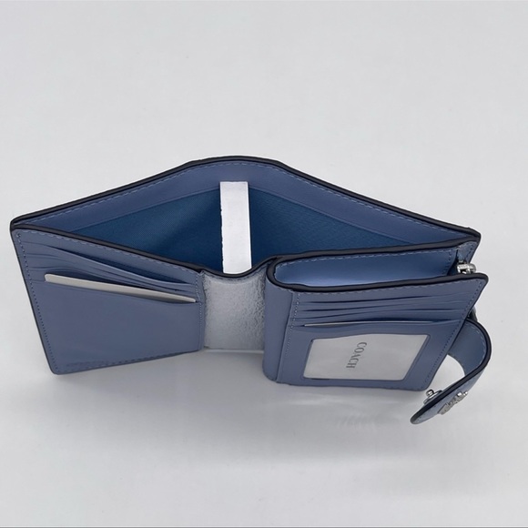 Coach Medium Corner Zip Wallet in Signature Canvas - Picture 3 of 6